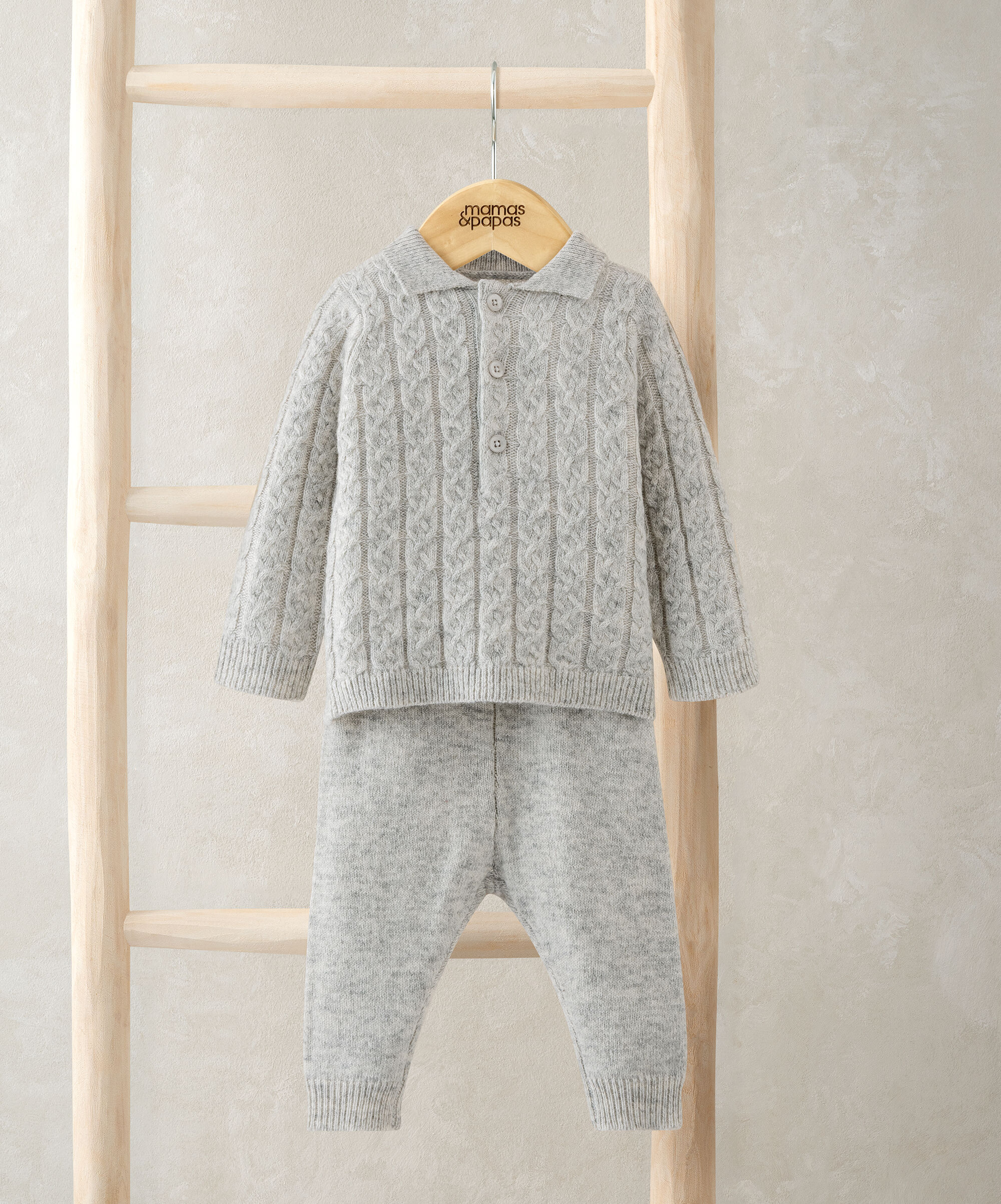 Cable Knit Jumper &amp; Trouser Outfit Set