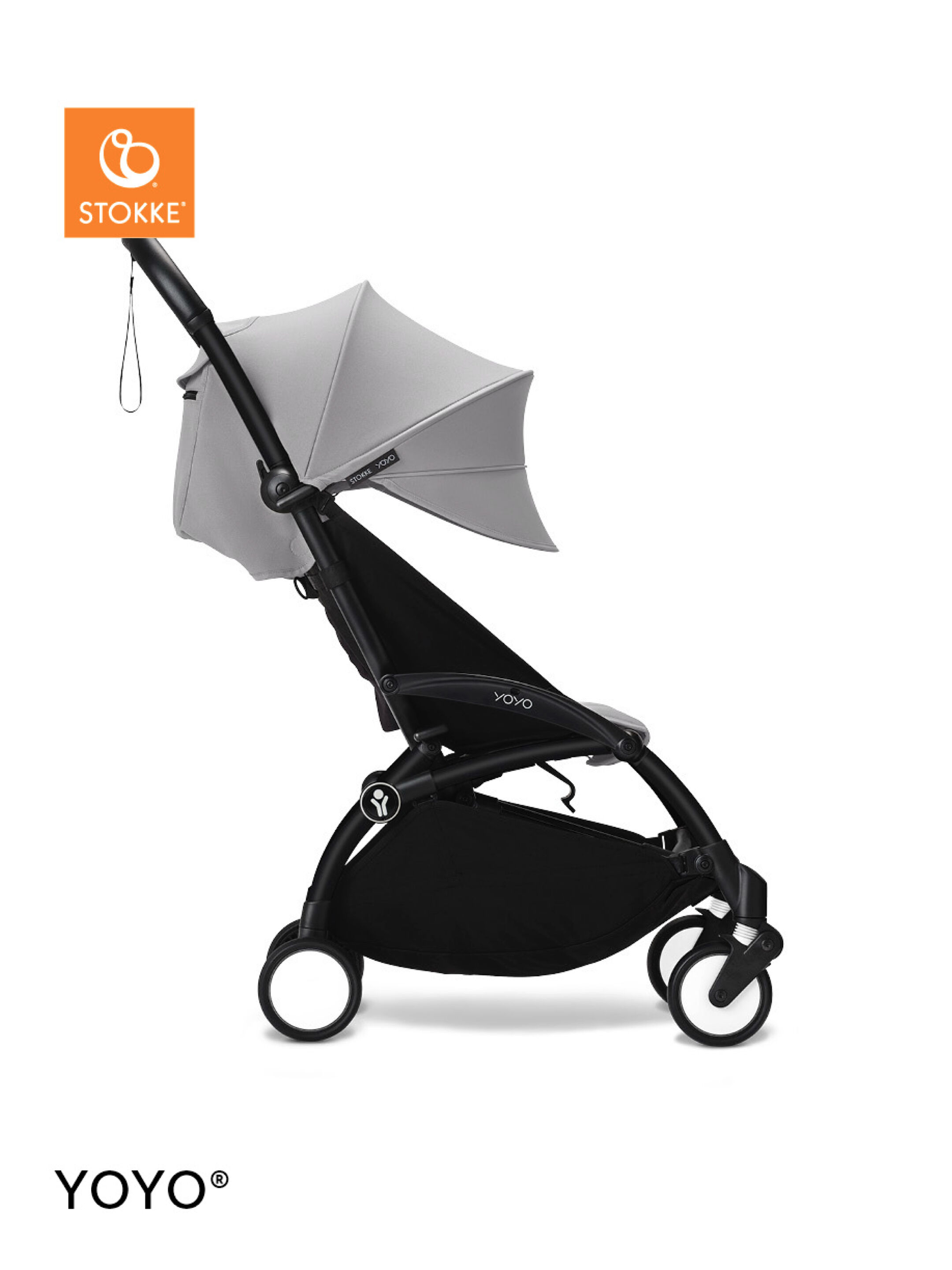 Stokke YOYO3 Black Frame with 6+ Color Pack Stone (2 Pieces) image number 2