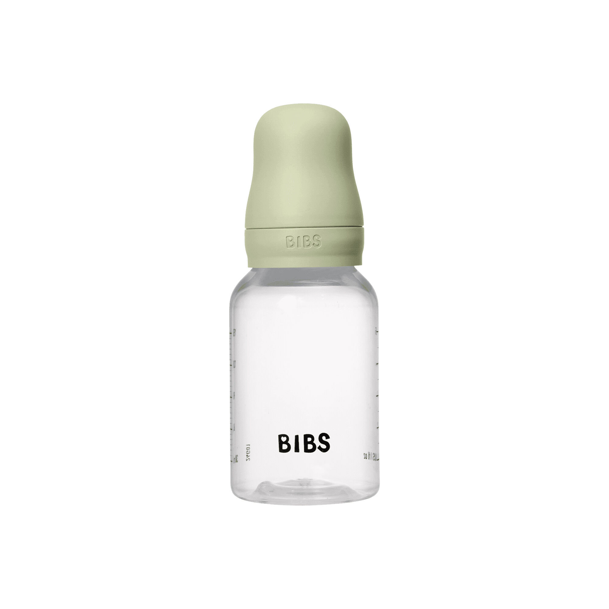 BIBS Baby Bottle Round Nipple Latex 1 Pack 150 Ml Slow Flow Sage