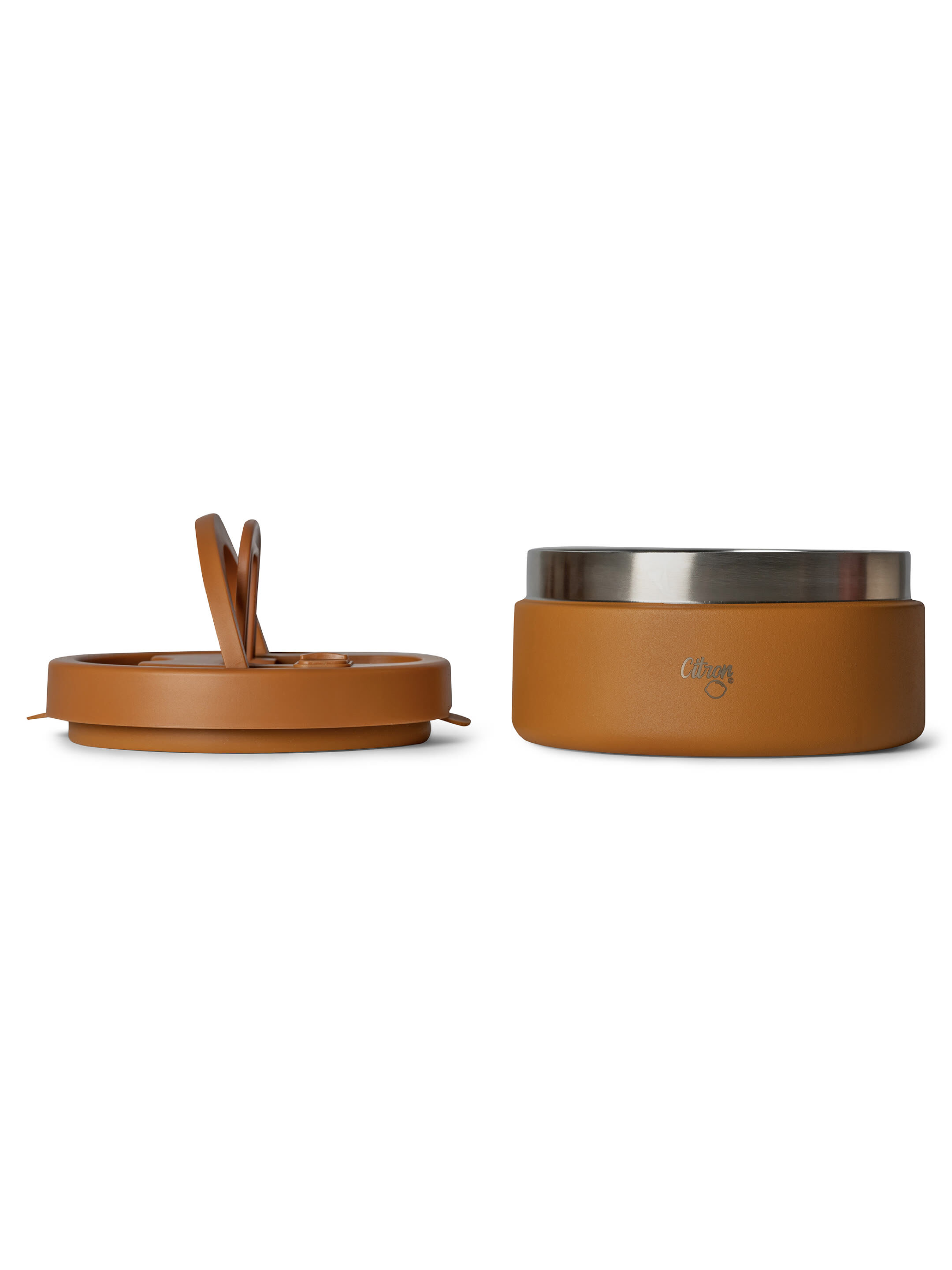 Citron Stainless Steel Food Jar 400ml Caramel image number 4