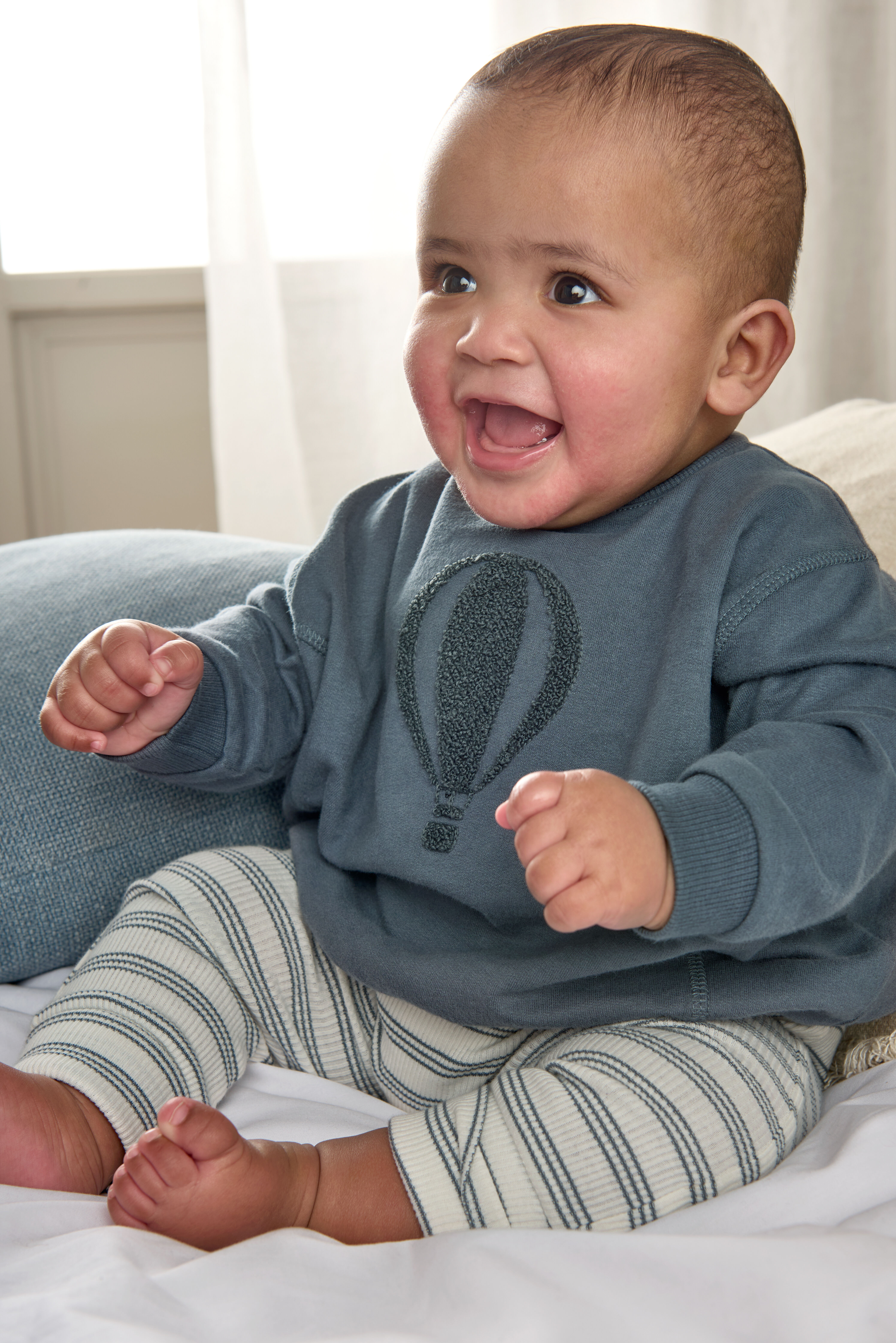 2 Piece Stripe Top  & Legging Set image number 7