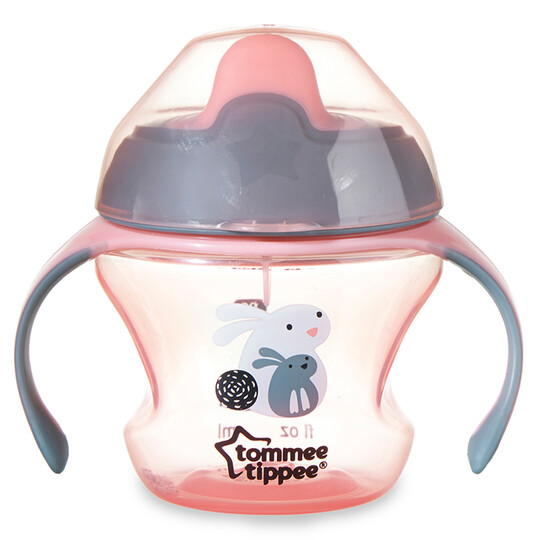 Tommee Tippee Explora 4m+ First Weaning Cup - Pink image number 1