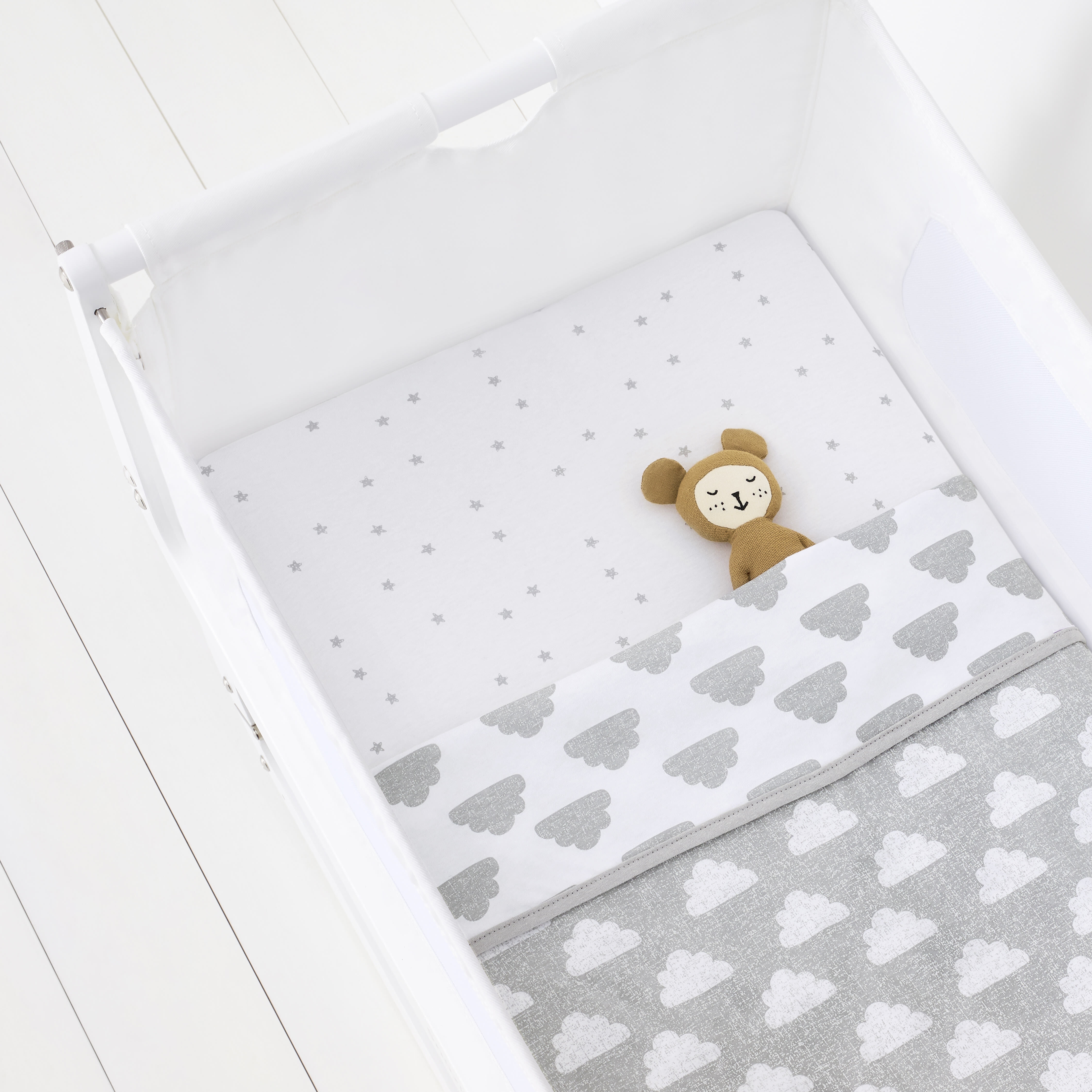 Snuz 3pc Crib Bedding Set &ndash; Cloud Nine image number 4