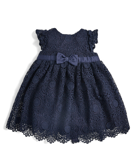 Lace Dress - Navy image number 1