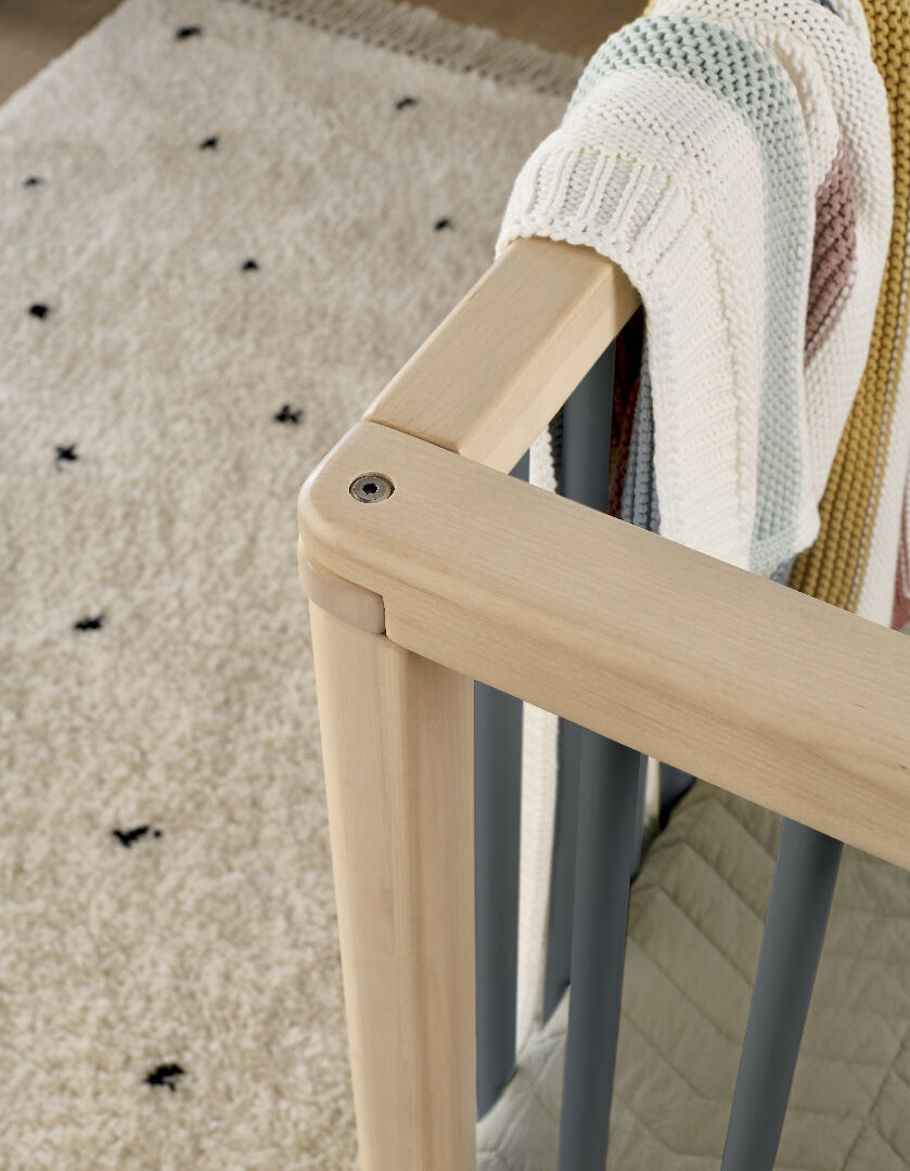 Compact Solo Cotbed - Natural Slate image number 7