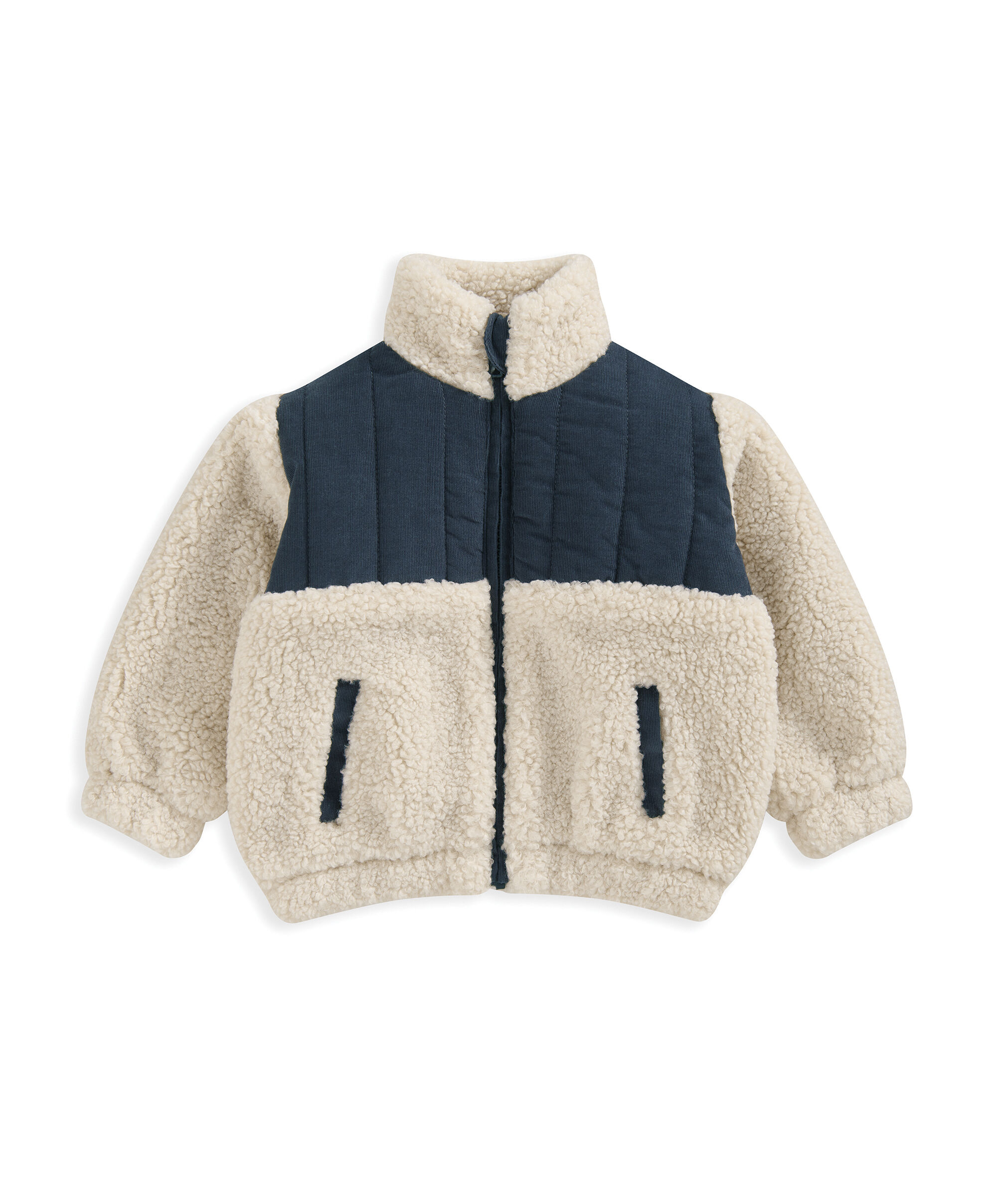Borg Jacket - Blue image number 2