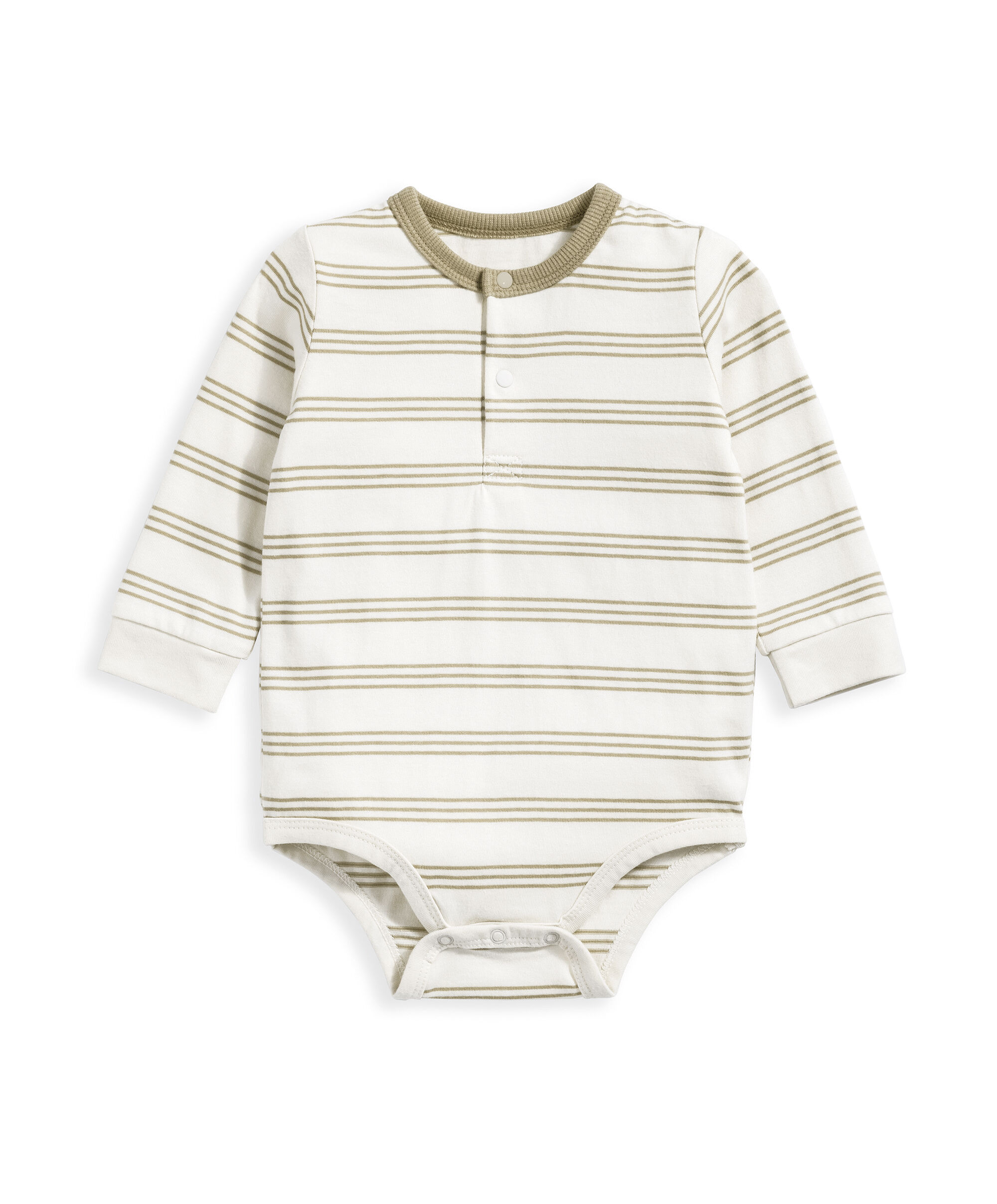 Striped Bodysuit - Green image number 2