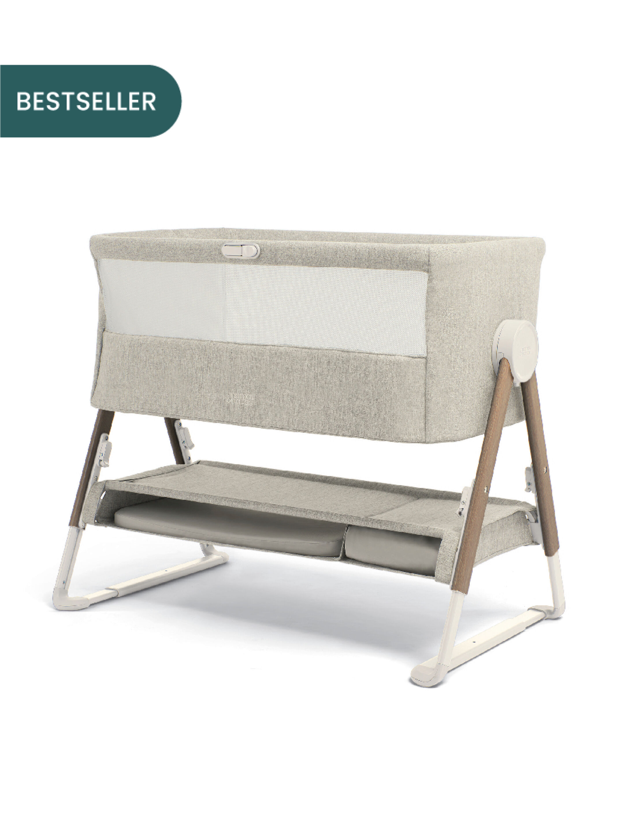 Lua Bedside Crib Beige