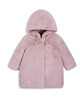 Pink Faux Fur Coat image number 6