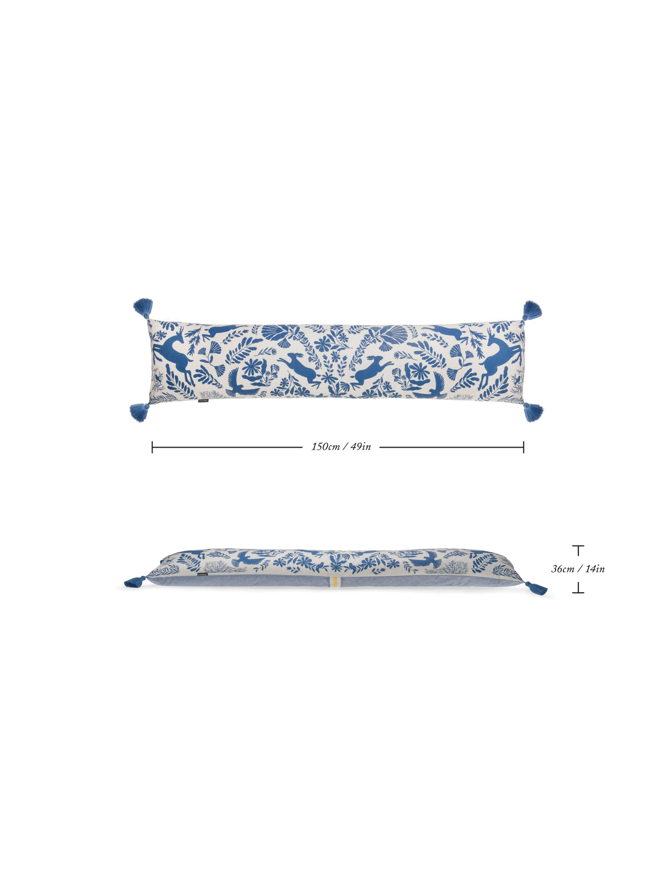 DockATot Cosset Supportive Body Pillow - Blue Woodland image number 2