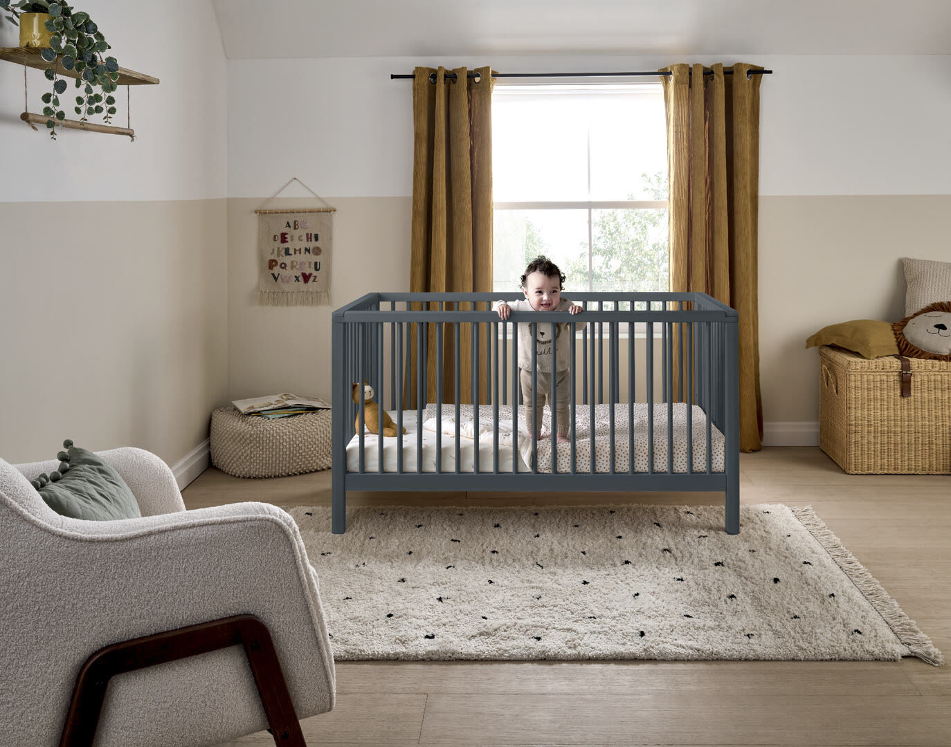 Compact Solo Cotbed - Slate image number 6