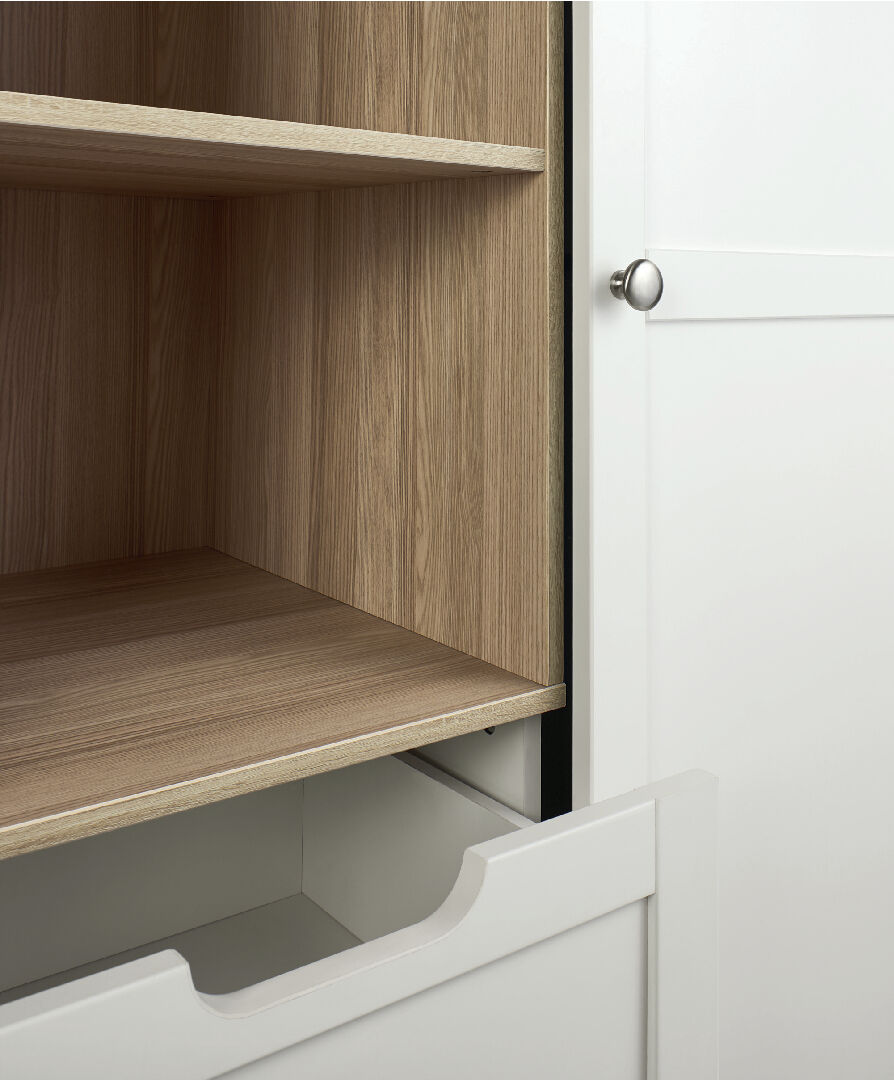 Harwell Wardrobe White/Oak image number 7
