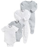 4 Piece Set Welcome To The World White image number 1