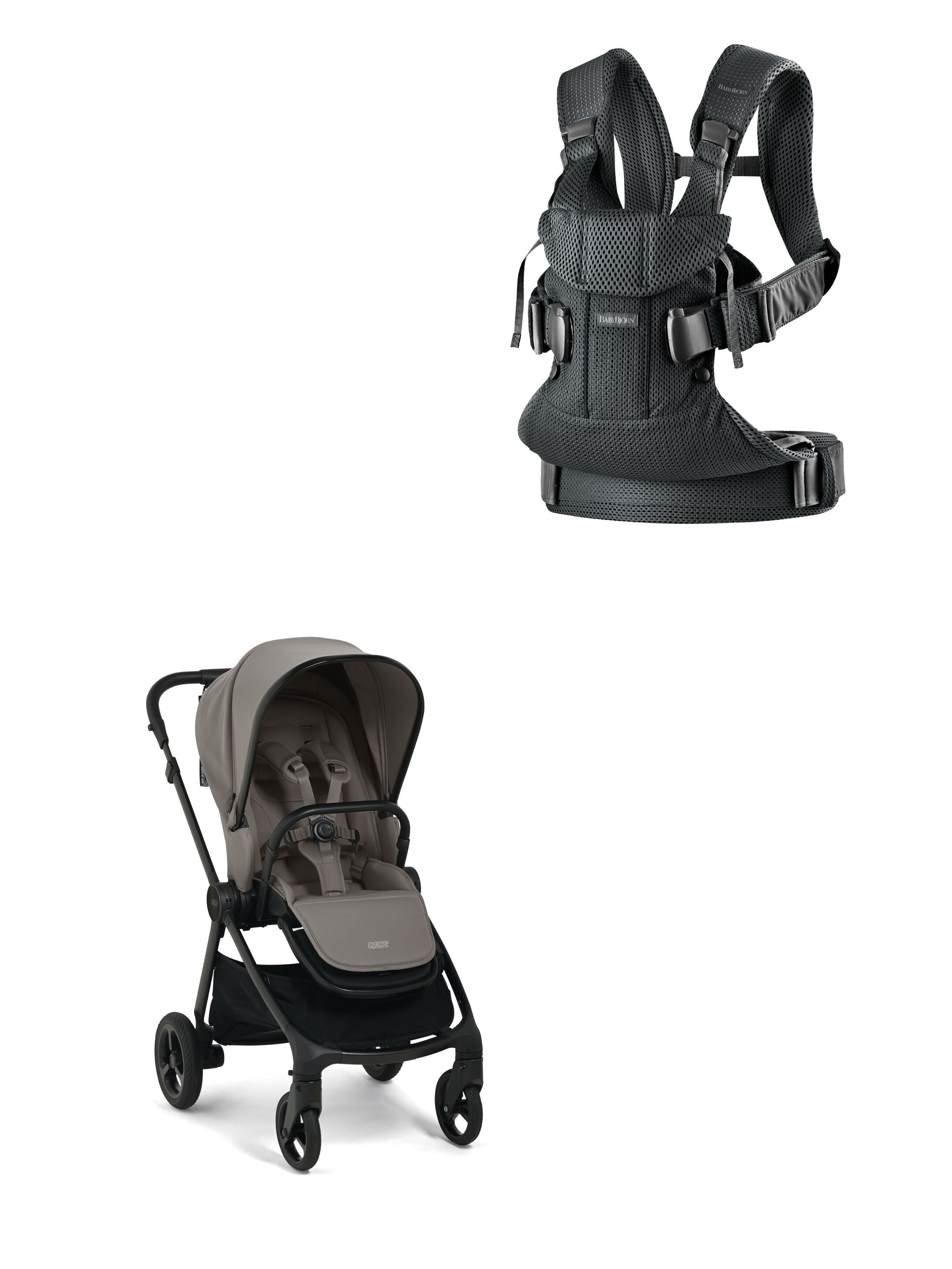 Vardo Storm Stroller with Babybjorn Carrier One Air 2 Piece Bundle image number 1