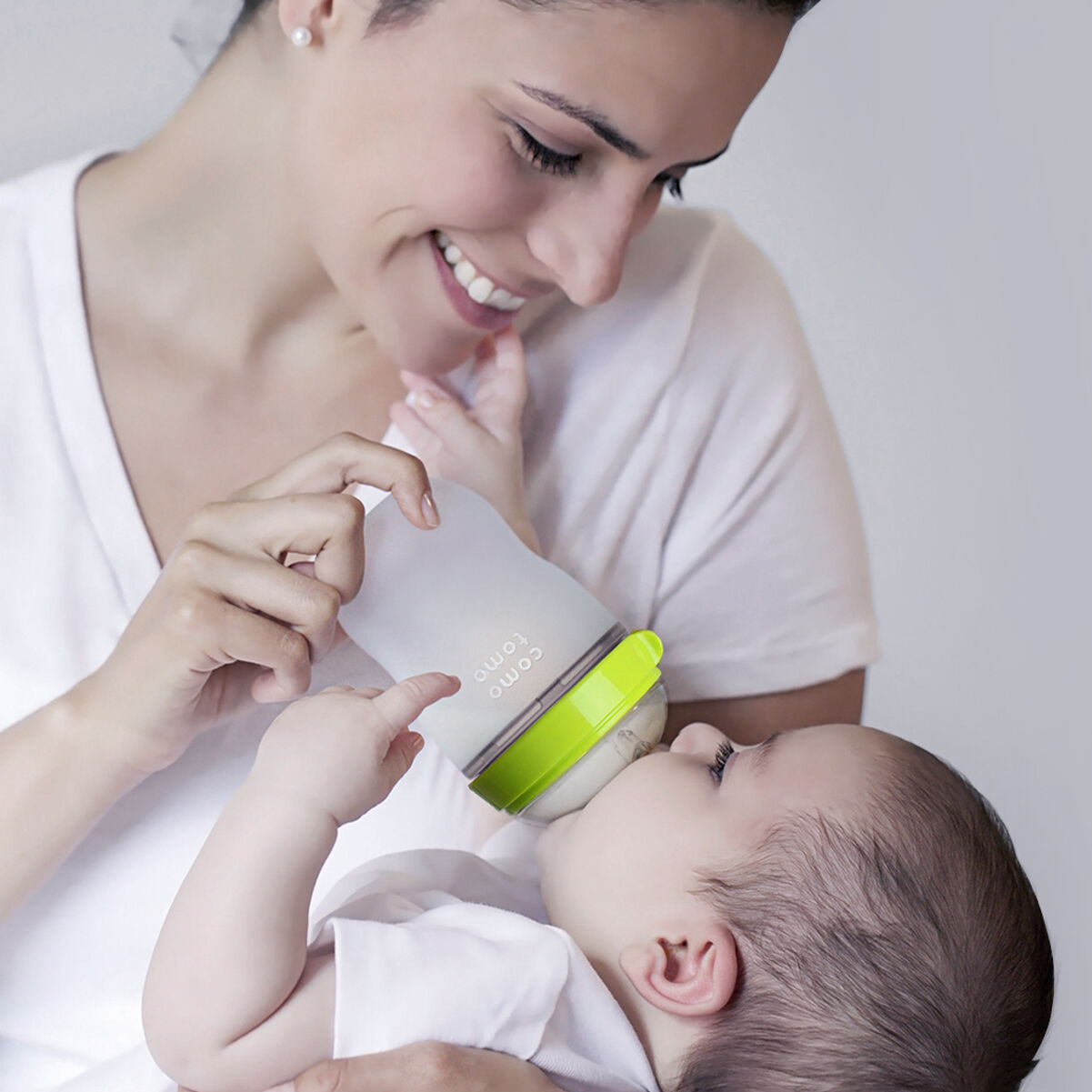 Comotomo Natural Teat Silicone Nipples (Fast Flow) Transparent 2 Pcs image number 6