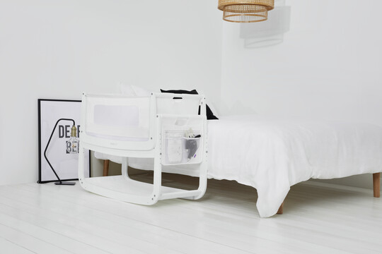 SnuzPod4 Bedside Crib - White image number 5