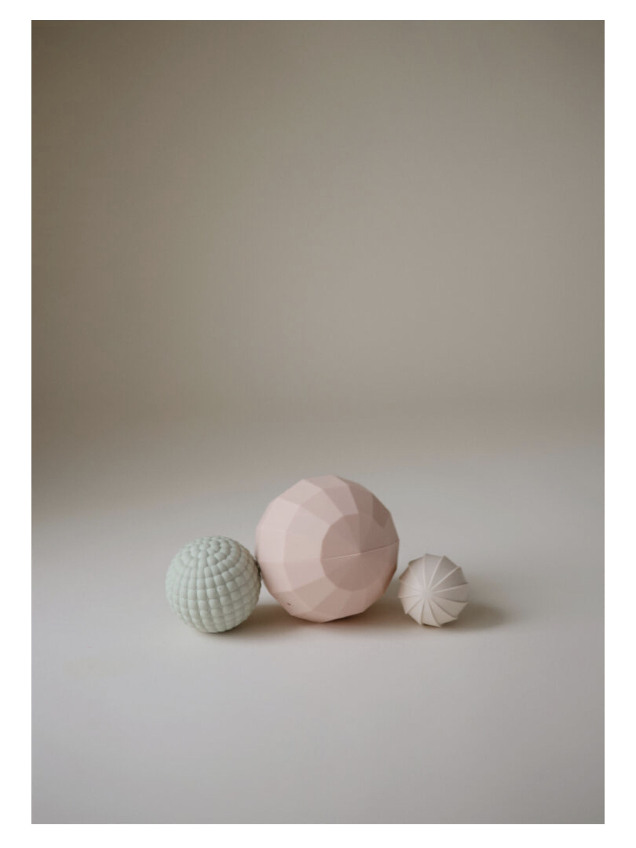 Mushie&nbsp;​​Nesting Spheres Sensory Toy Blush image number 7
