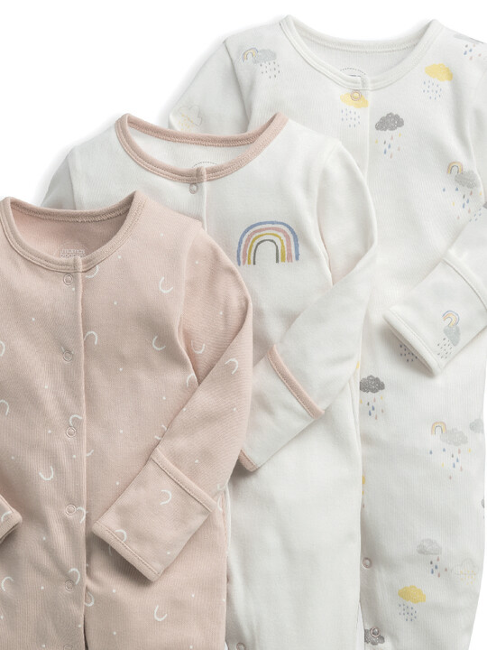 Clouds Sleepsuits 3 Pack image number 3
