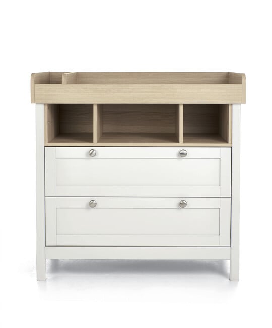 Harwell Dresser Changer White/Oak image number 3