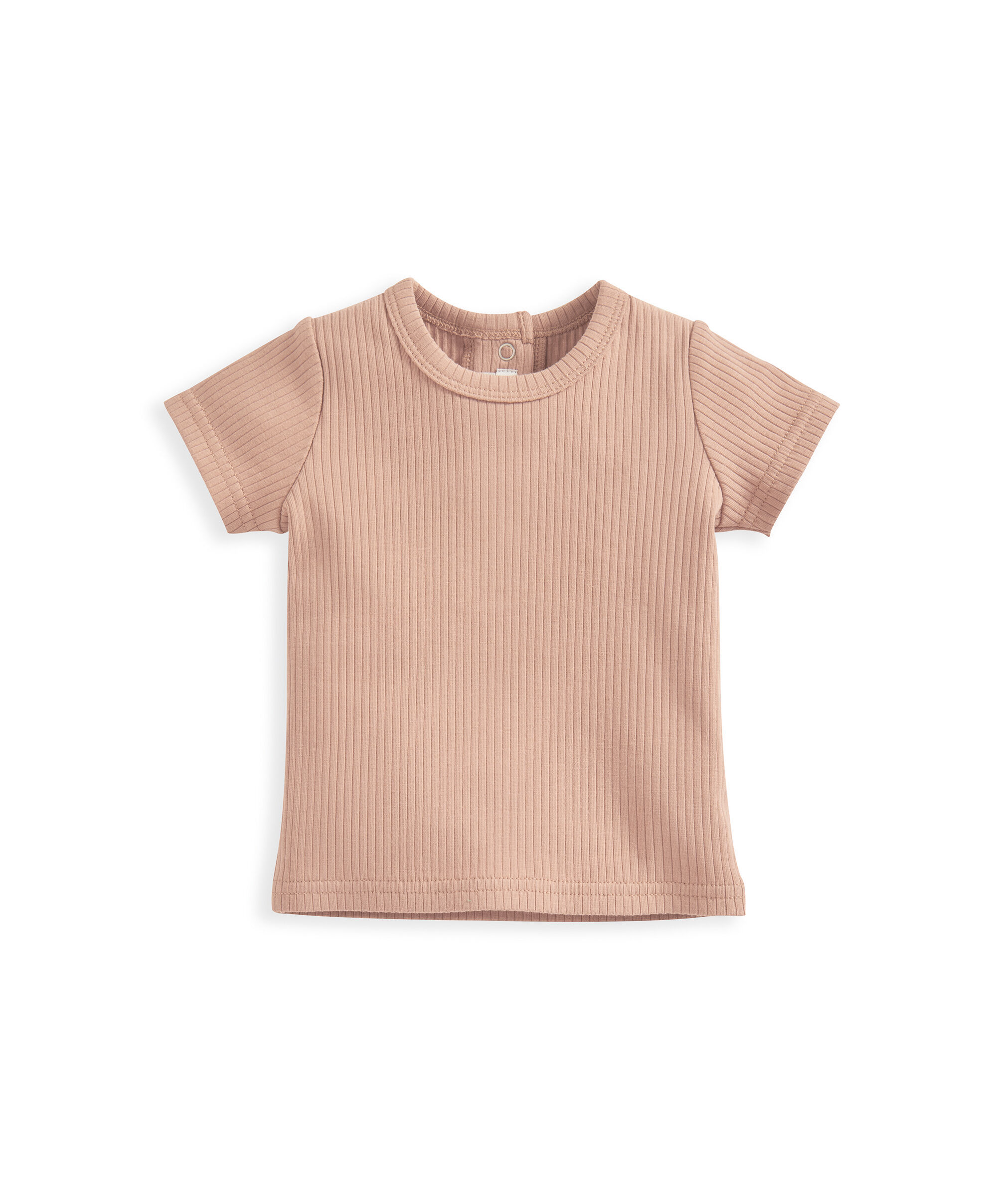 Terracotta Ribbed Short Set - 2 Piece Set image number 4