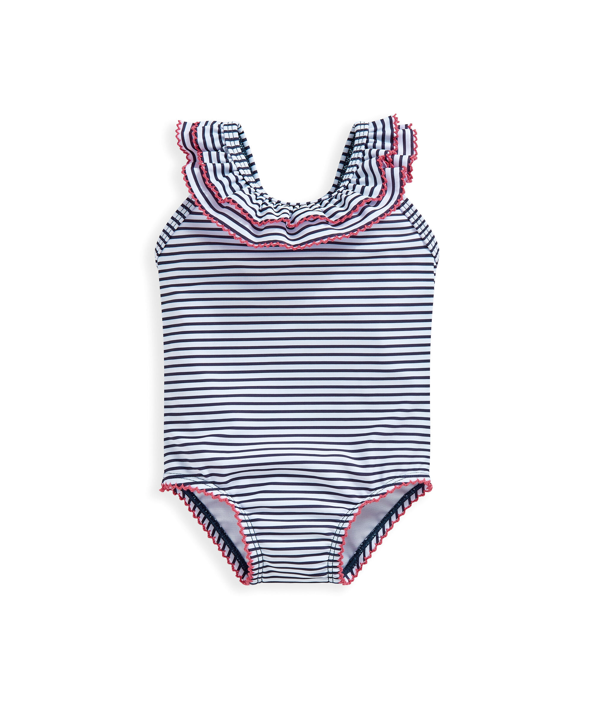 Stripe Frill Swimsuit image number 1