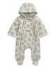 Neutral All Over Print Cord Quilted Pramsuit image number 2
