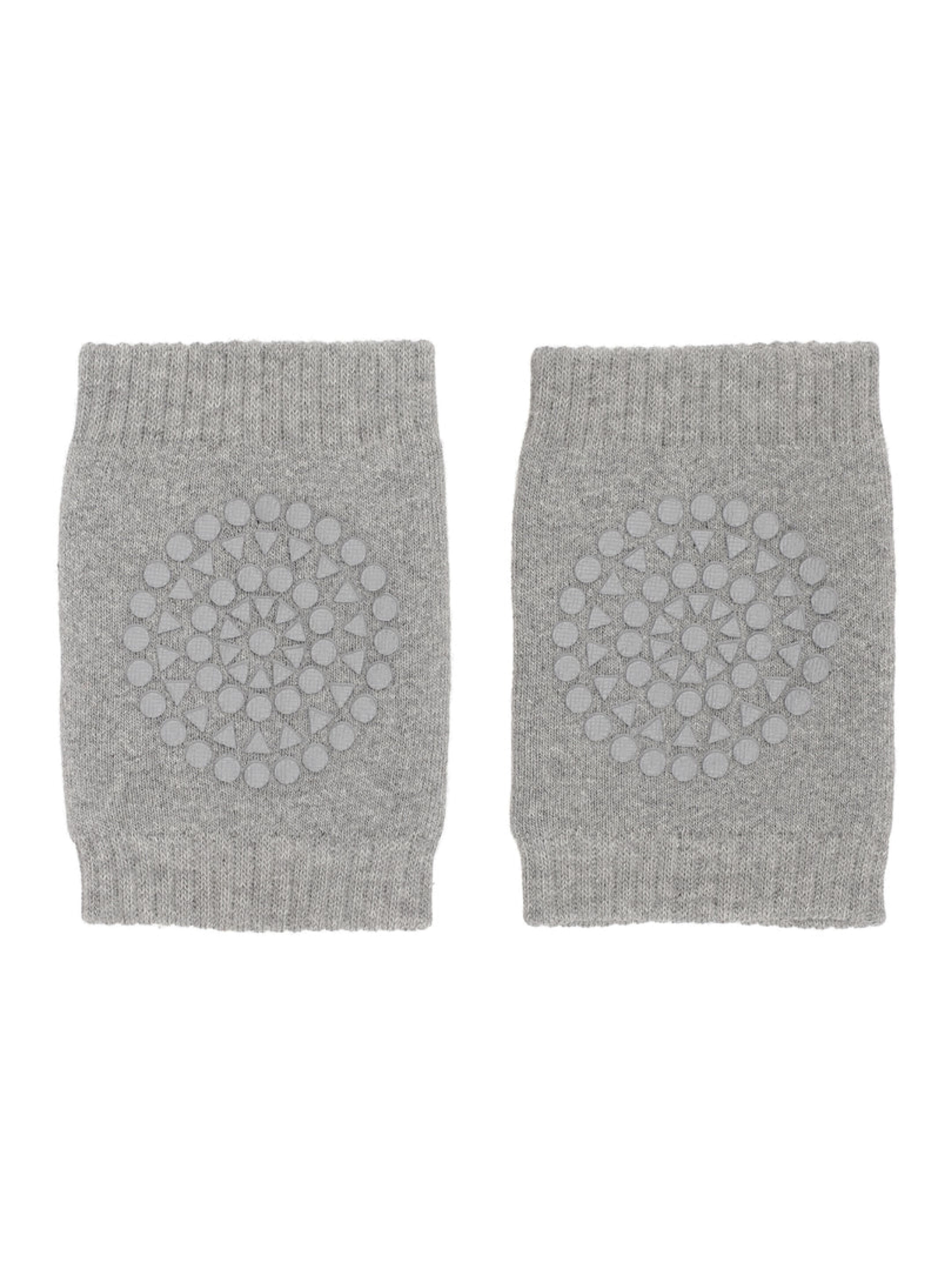 GoBabyGo Anti Slip Crawling Knee Pads - Grey Melange image number 2