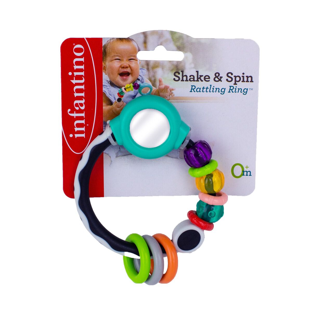 Infantino - Shake & Spin Rattling Ring image number 2