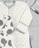 Grey Print Sleepsuits - 3 Pack image number 2