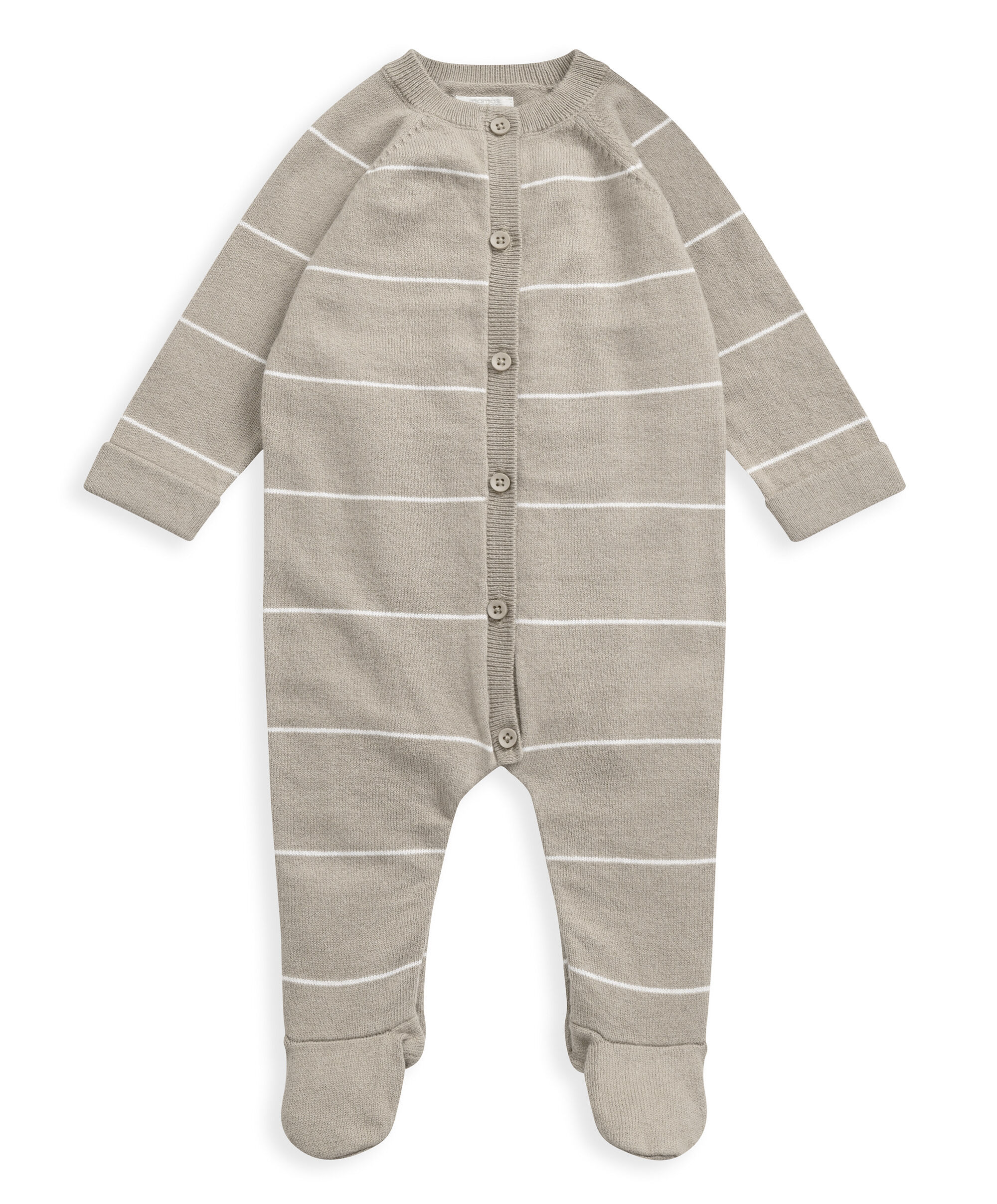 Stripe Knit Wrap Over All In One image number 2