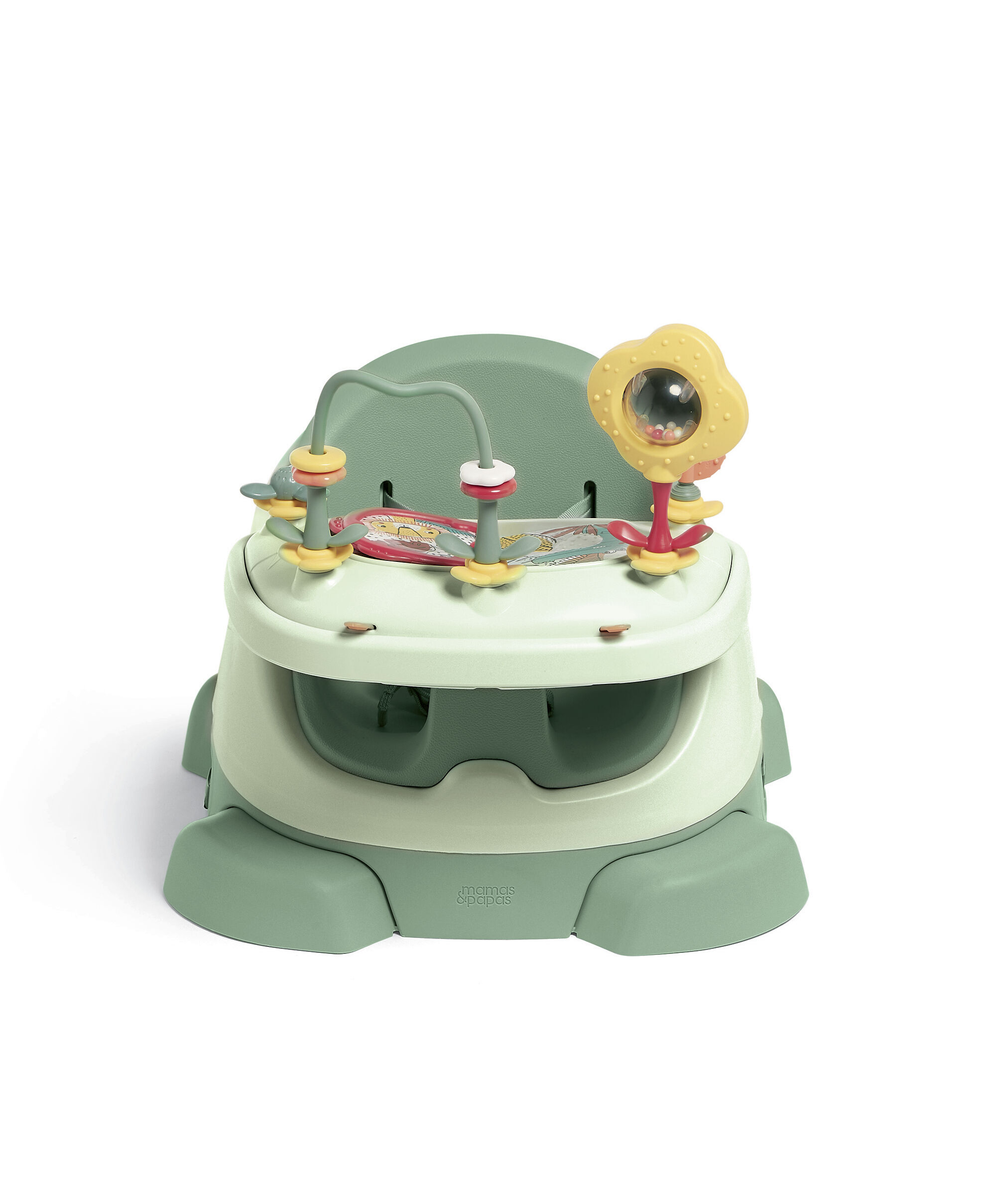 Bug 3-in-1 Floor & Booster Seat with Activity Tray - Eucalyptus image number 2