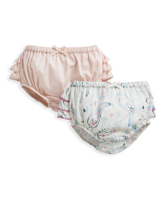 2 Pack Paisley Print Frill Knickers image number 1