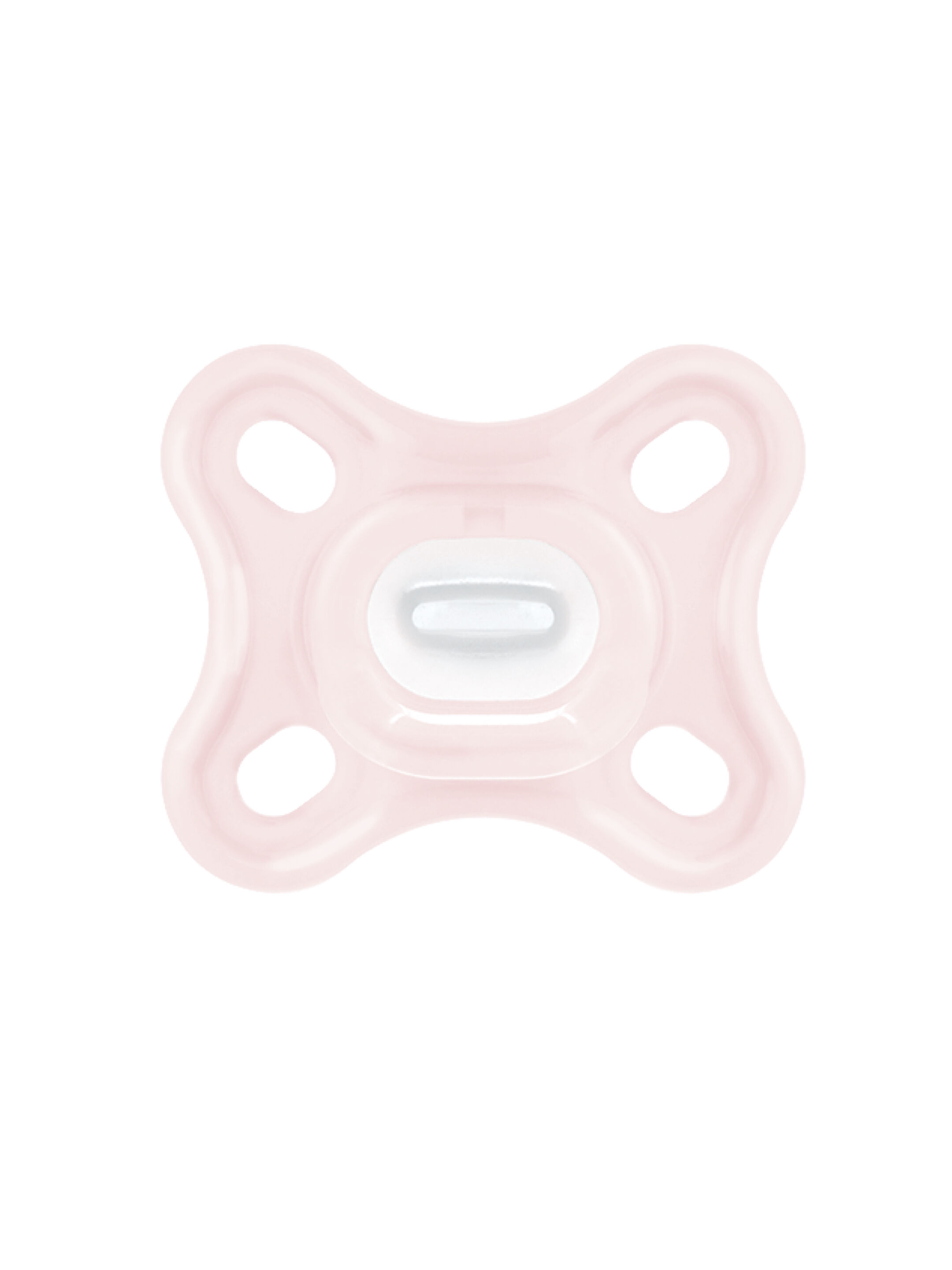 Mam Baby Comfort Silicone Pacifier - 0-3 M |Pink & Beige - Pack of 2 image number 2