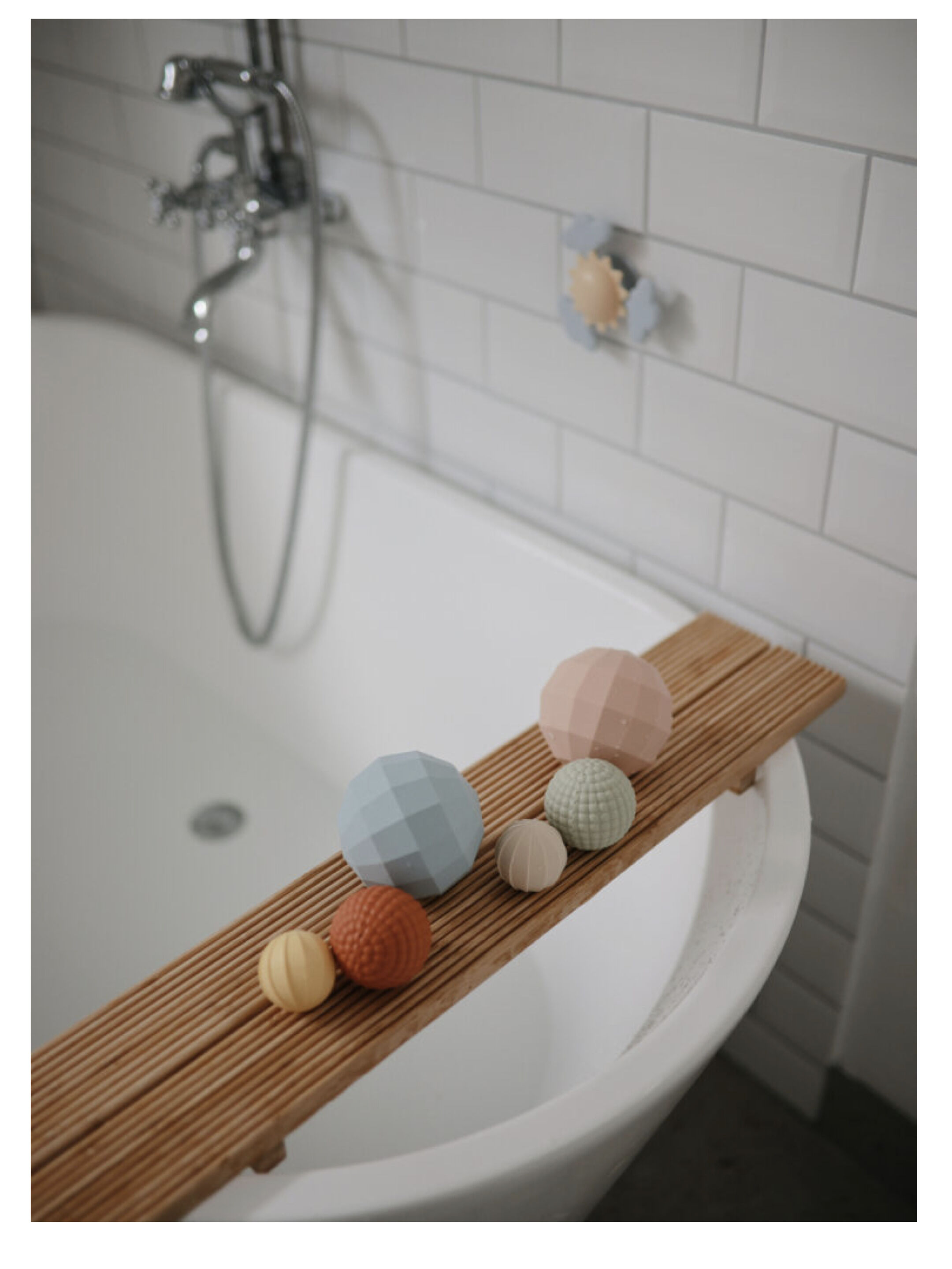 Mushie&nbsp;​​Nesting Spheres Sensory Toy Blush image number 2