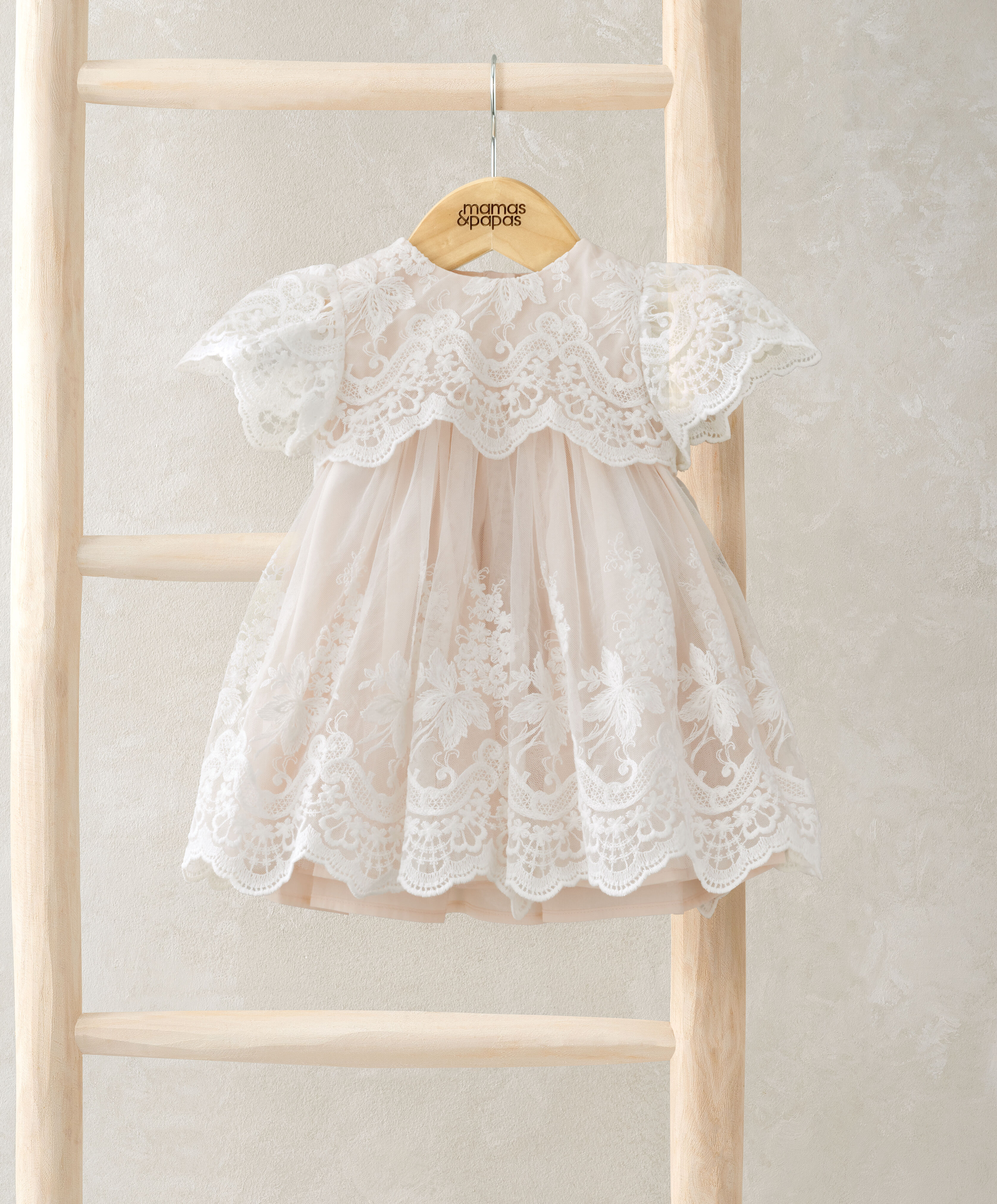 Lace Frill Sleeve Dress image number 1