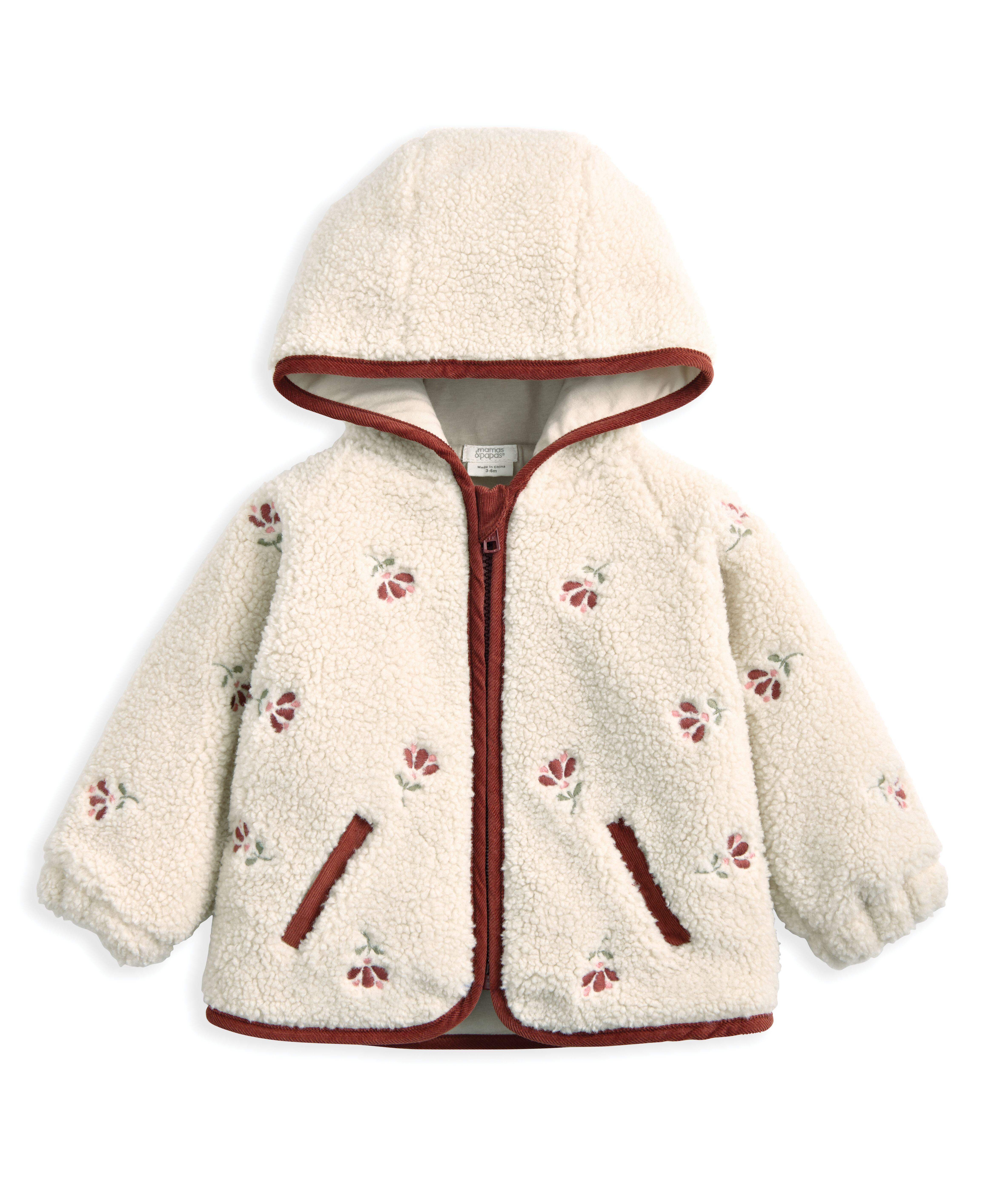 Embroidered Borg Jacket image number 2