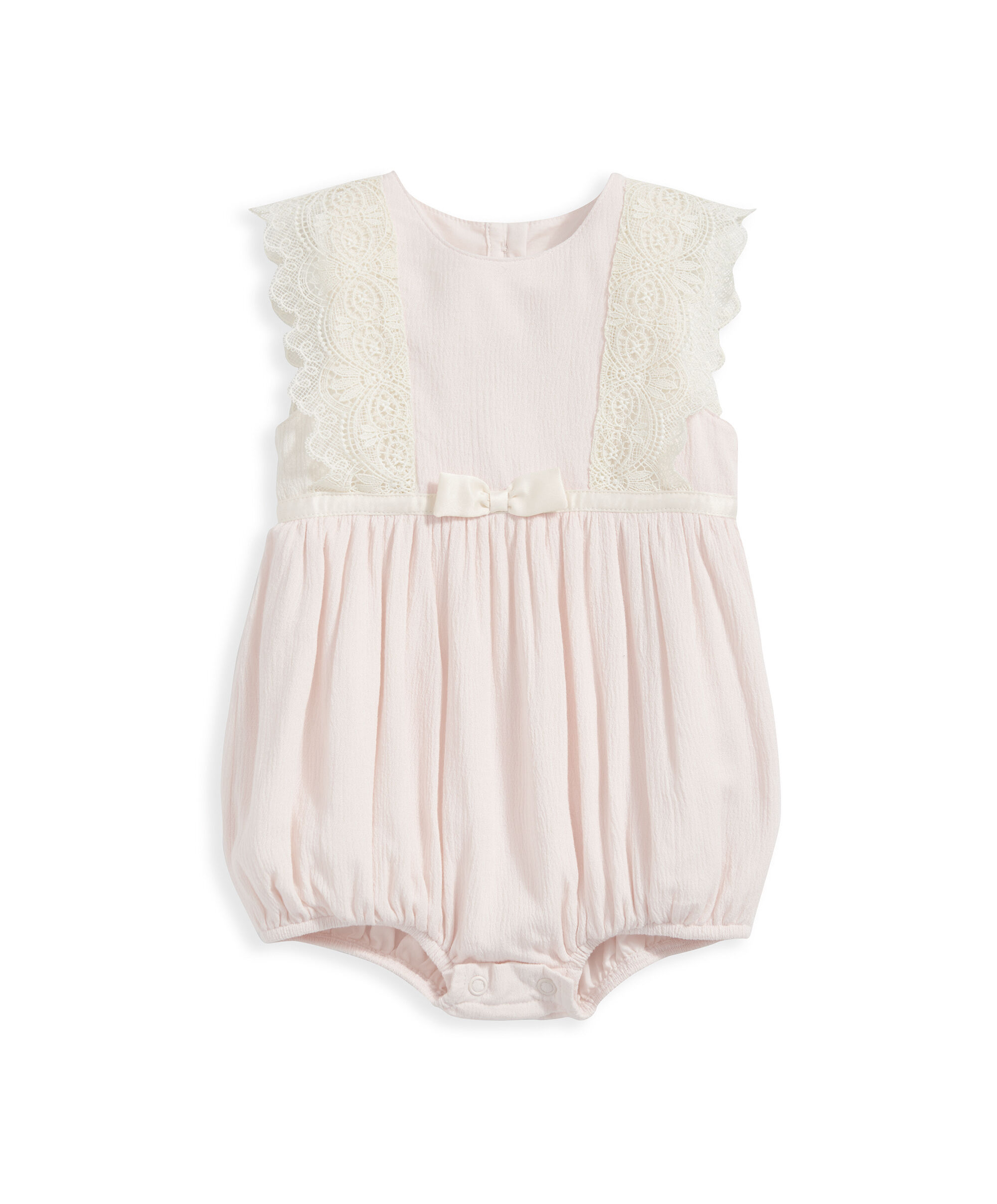 Eid Lace Romper - Pink image number 2