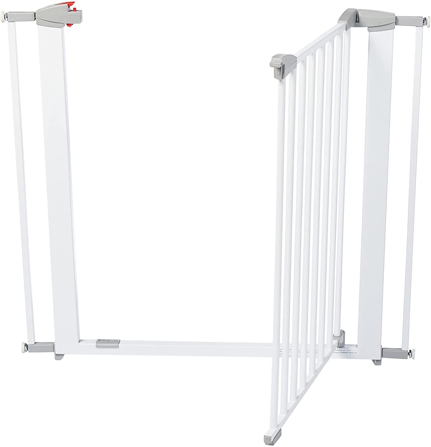Clippasafe Swing Shut Extendable Gate, 73-96cm - Metal (White) image number 2