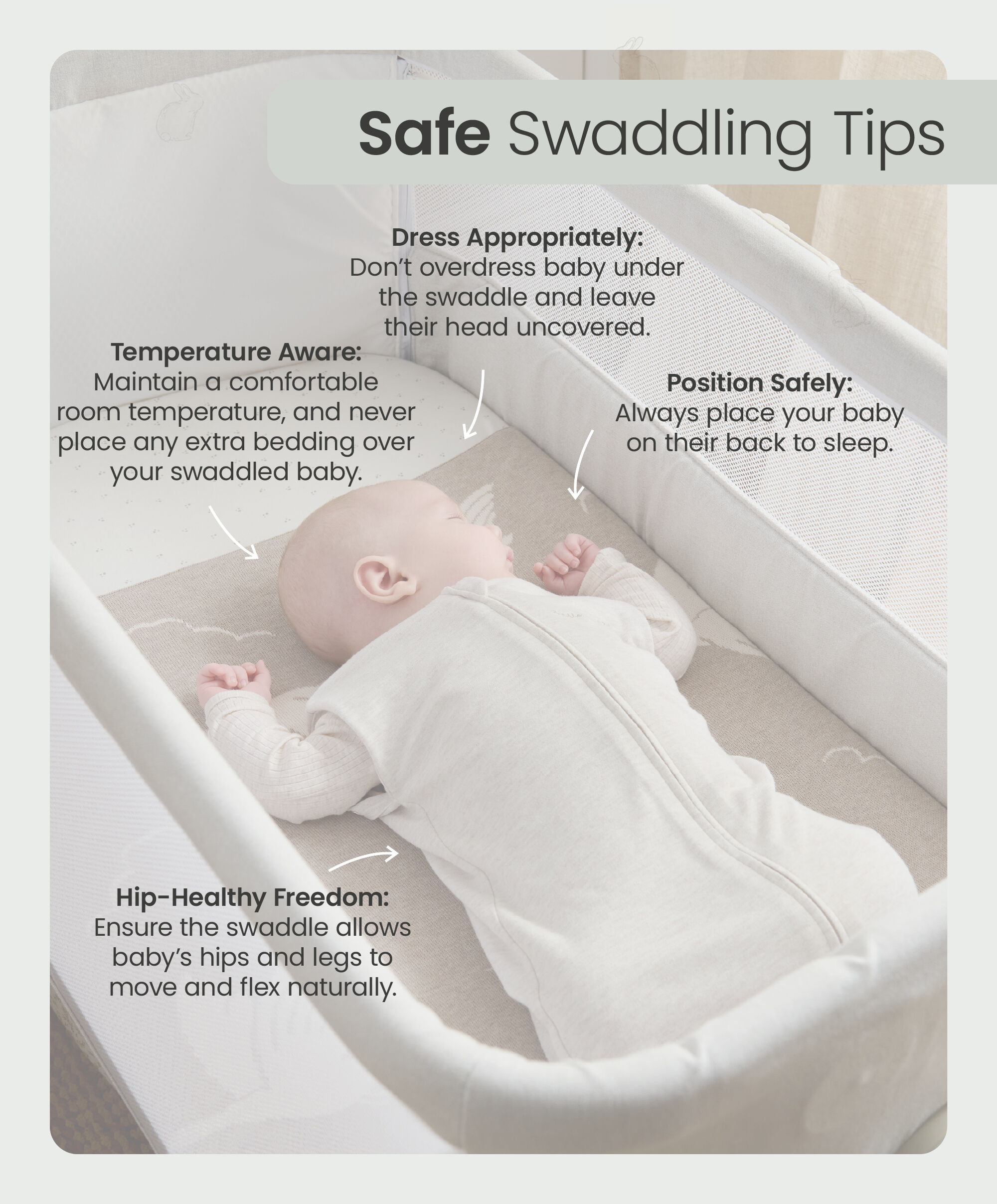 Swaddle - Newborn 1.0T Oat image number 7