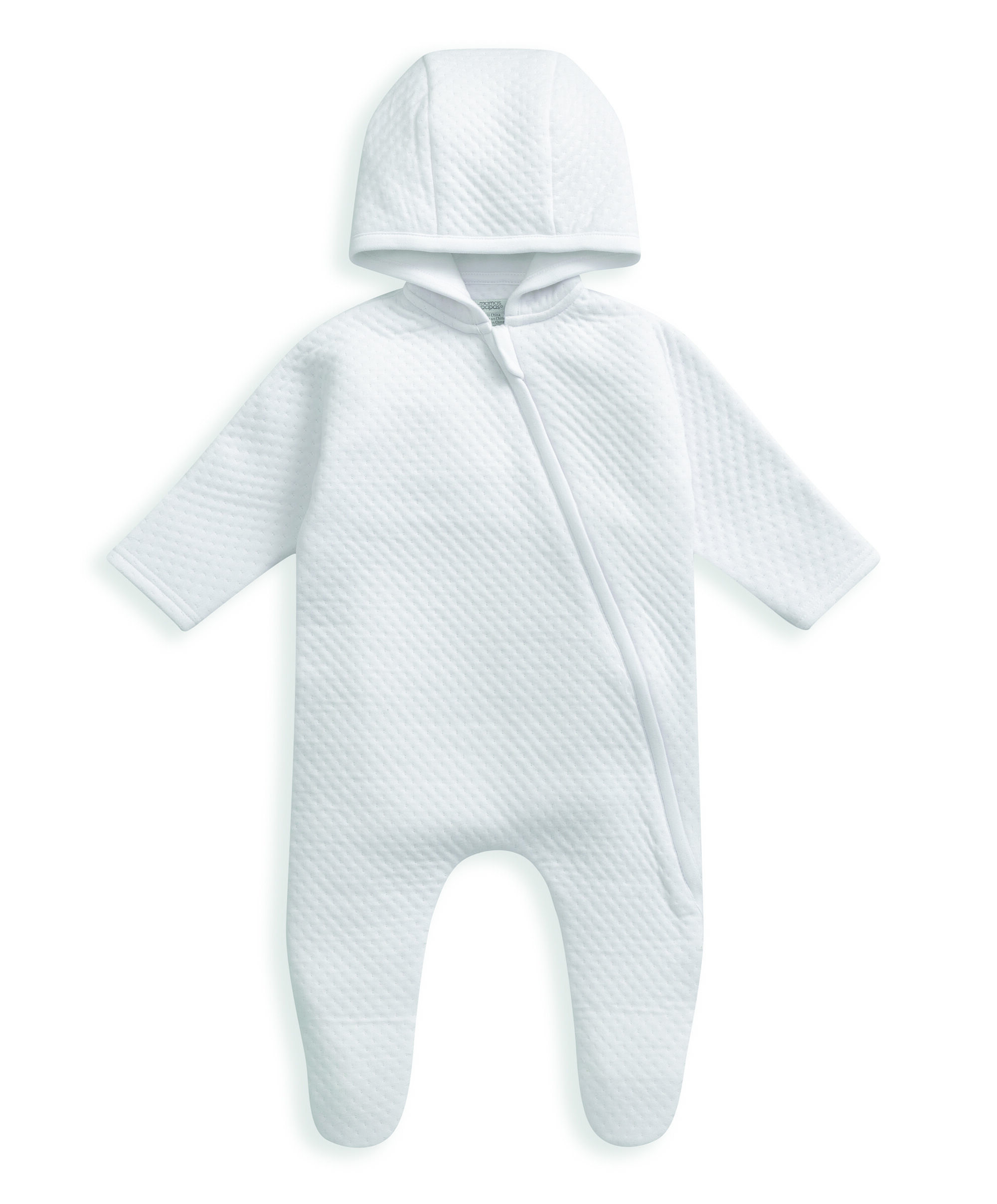 Jersey Pin Spot Jacquard Pramsuit image number 2