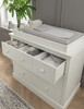 Oxford Wooden 6 Drawer Dresser & Baby Changing Unit - White image number 3