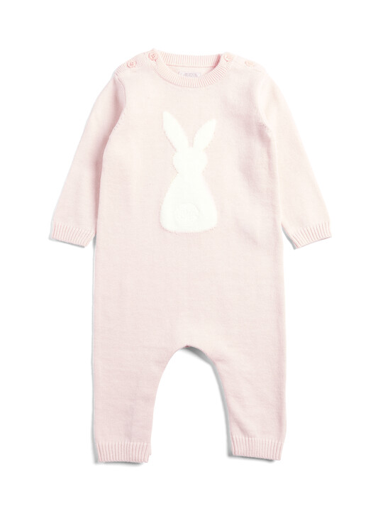 Knitted Bunny Romper image number 4