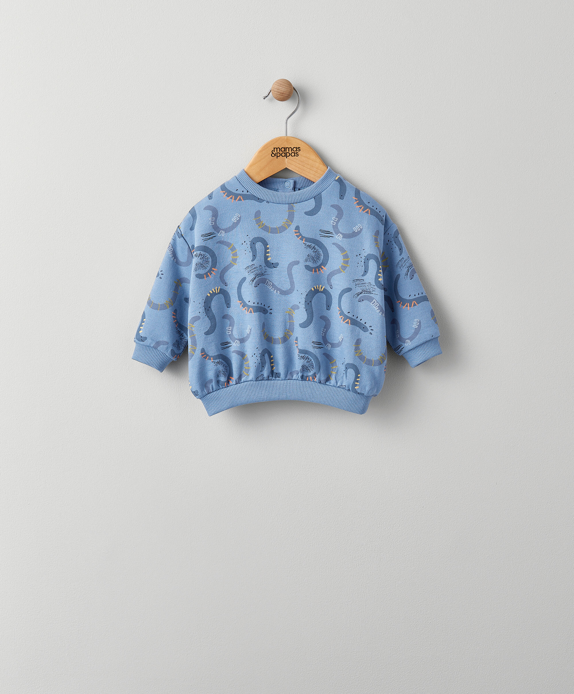 Worm Print Sweatshirt image number 1