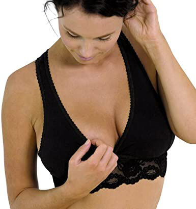 Cariwell Crossover Sleeping & Nursing Bra-S Black image number 4