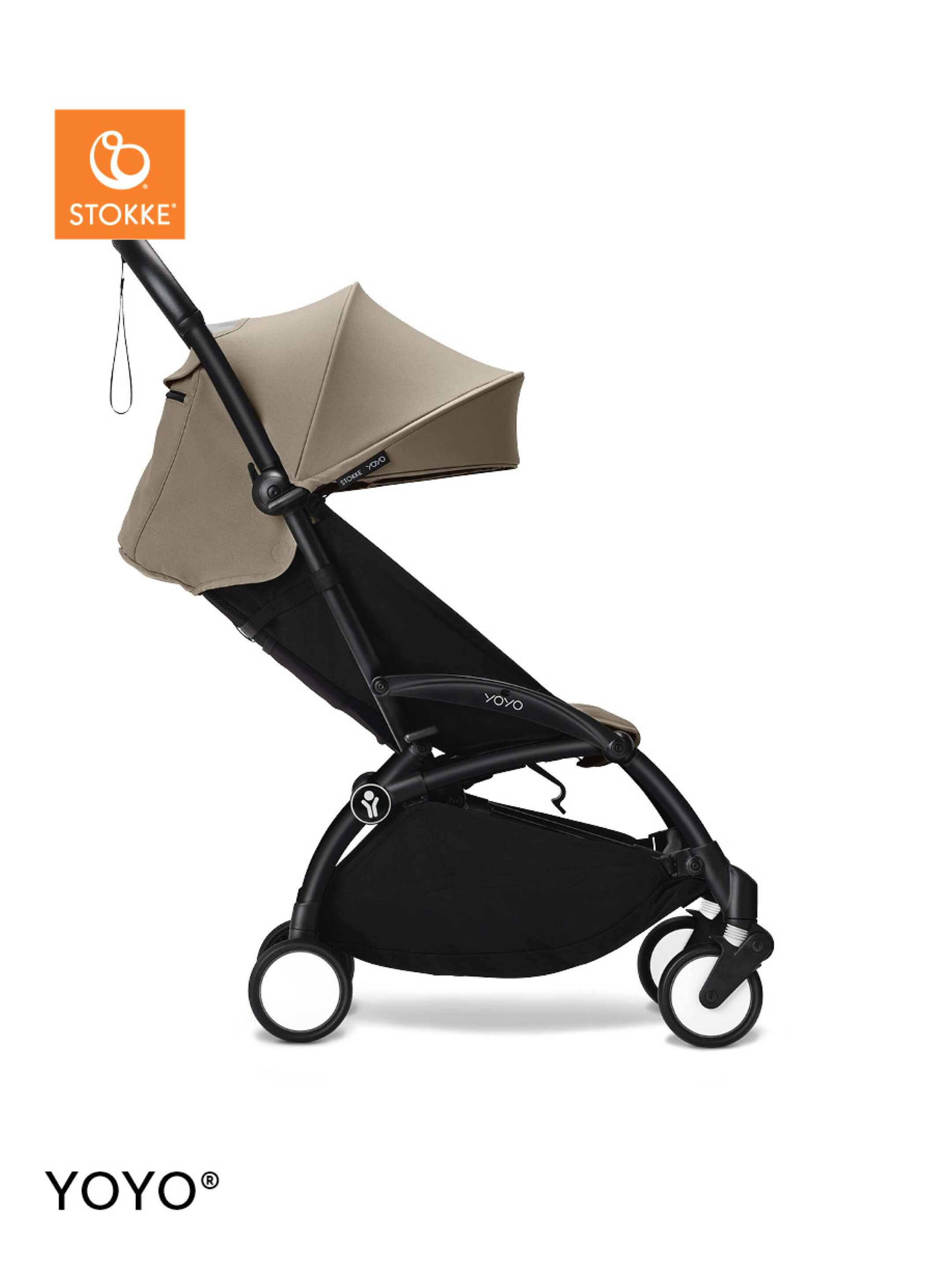 Stokke YOYO3 Black Frame with 6+ Color Pack Taupe (2 Pieces) image number 2