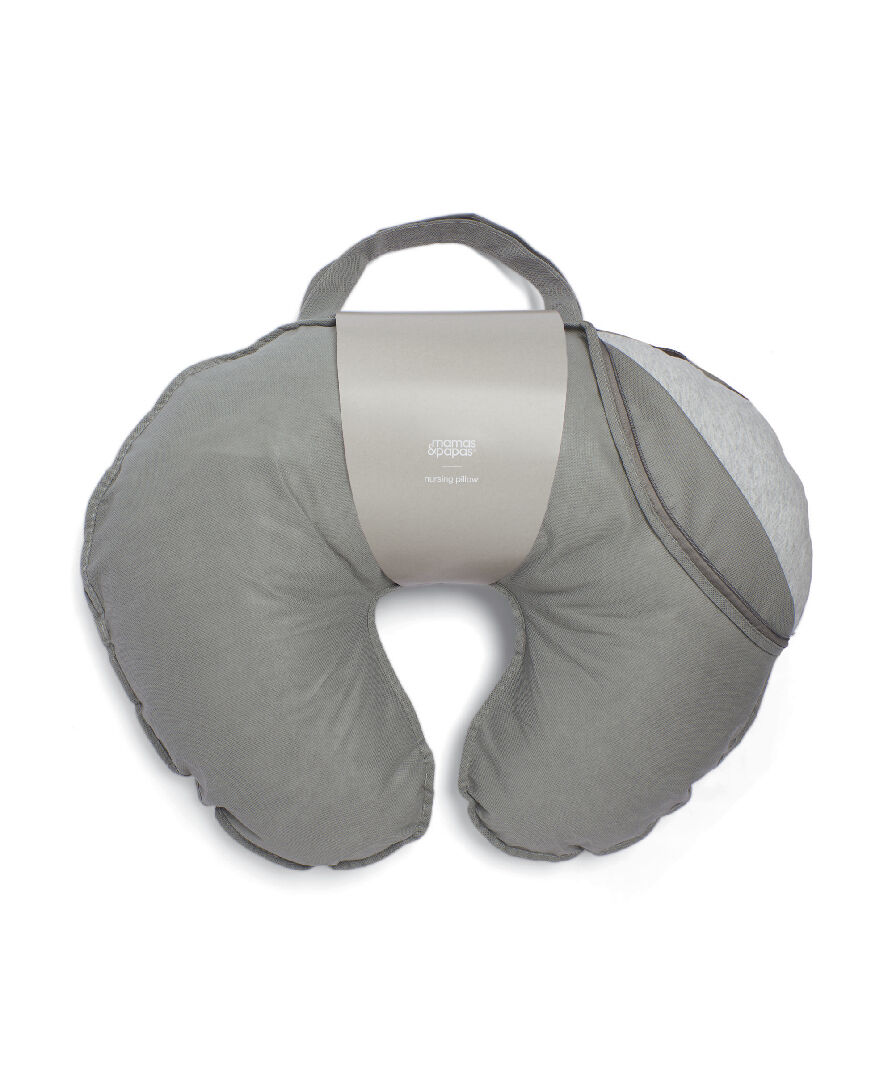 Nursing Pillow - Soft Grey image number 6