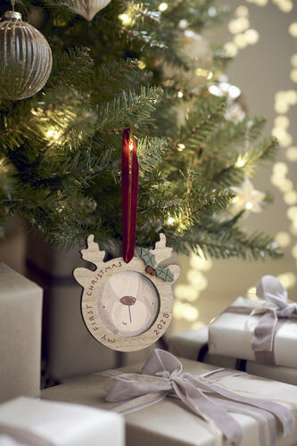 Xmas Hanging Dec Frame - Reindeer image number 1