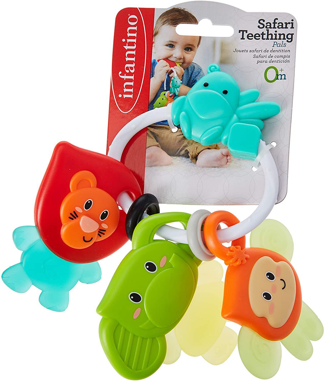 INFANTINO&nbsp;SAFARI TEETHING PALS image number 3
