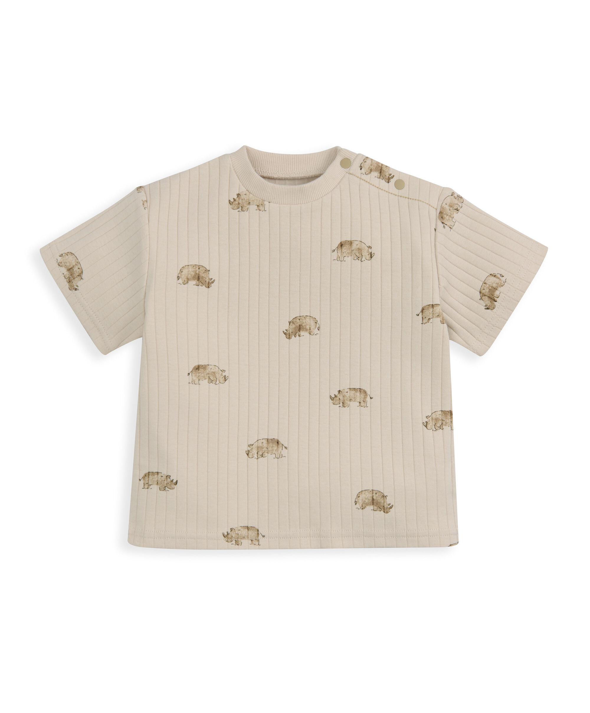 Rhino Ribbed T-Shirt & Trousers Outfit Set image number 3