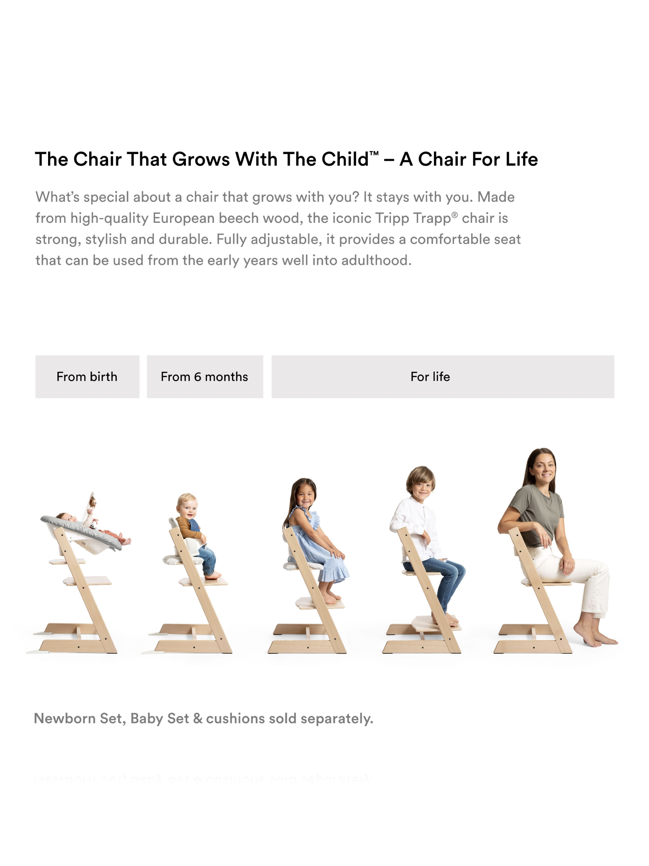 Stokke Tripp Trapp Chair - Hazy Grey image number 5